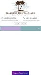 Mobile Screenshot of gardensdentalcare.com